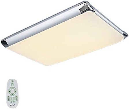Natsenยฎ modern LED ceiling light, silver, with remote control, fully dimmable Modern I507C-32W-WJ