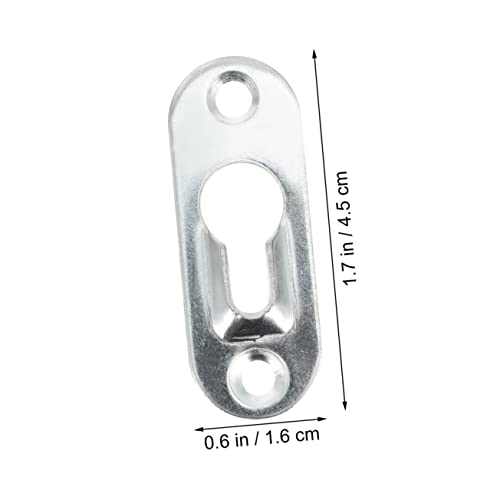 Image of COHEALI 50Pcs Keyhole Hangers Brackets for Picture Frames Easy Install Wall Mount Clips with Screws Solid Picture Hanging Hardware for Photos Artwork and Shelves