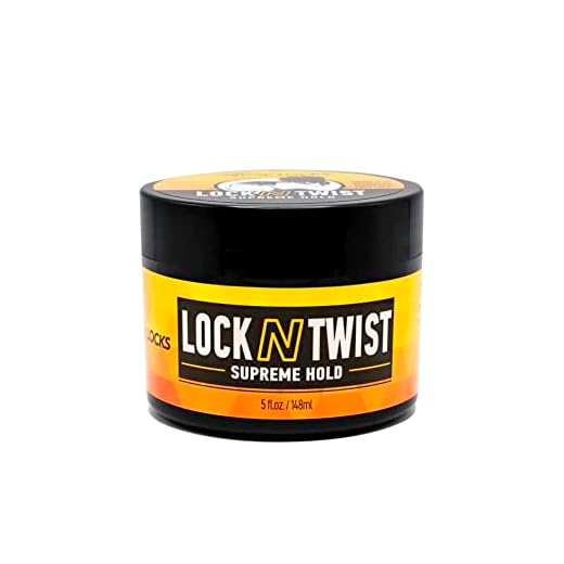 AllDay Locks Lock N Twist | Locking Gel, Re-Twist Locks, Supreme Hold | Smooths & Tames Frizz, Flake Free, Soft Finish | 5 oz