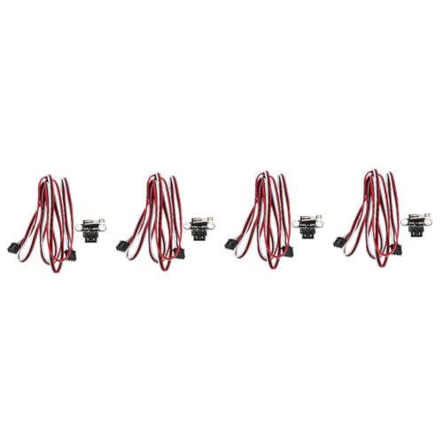 MUCKLILY 4pcs 3d Printer End Stop Module Limit Switch for Printer Mechanical Endstop Switch Cable Uk Compatible