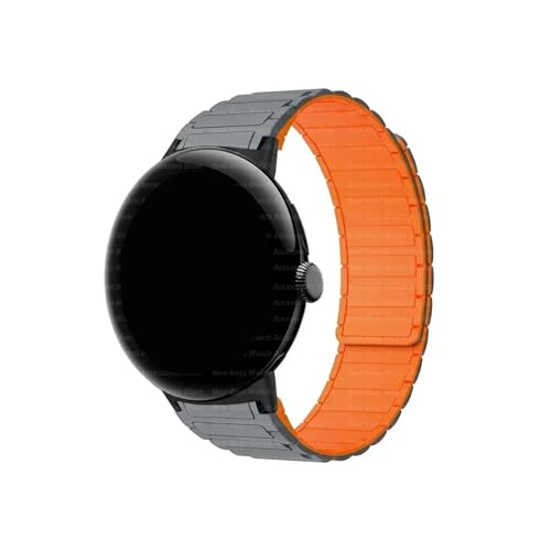 [ANGIRSFPO] VRoh Google Pixel Watch 3 ɓK 45 ~[g\tgX|[cXgbv Google Pixel Watch 3 ɓK 45 ~[guXbg(Black grey orange)