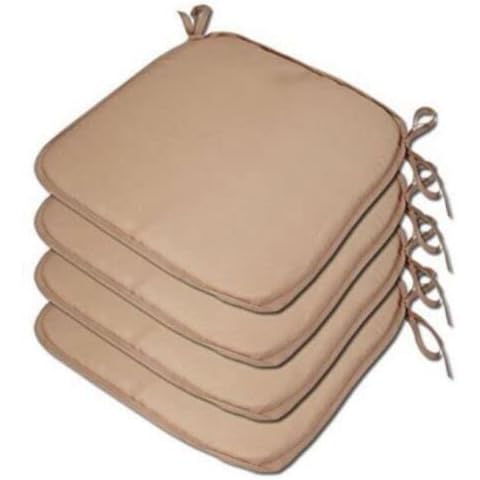 INSAFIANS Luxury Garden, Dining Chair Foam Cushions Tie On Seat Pads Cover