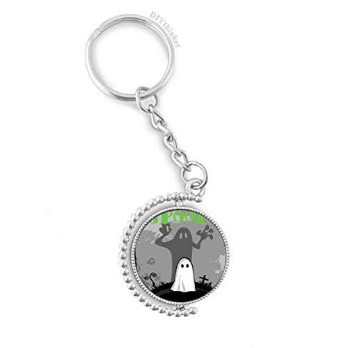 Porte-clé Halloween fantôme rotatif pour ne plus jamais perdre vos clés