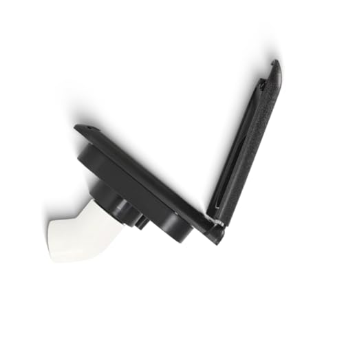 Image of Riloer RV Square Gravity Water Inlet, ABS RV Fresh Water Locking Cap Gravity Water Inlet with Bayonet Style Cap and Magnetic Attraction (Black /White)