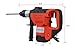Rotary Hammer Drill - 1-1/2 Inch SDS-Plus 12.5 Amp Heavy Duty Rotary Hammer Drill with Vibration Control & 3-Mode Operation | Tool Set with Drill for Concrete Masonry and Metal Red