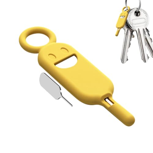 Abridor de agujas de expulsión 2 en 1, aguja de expulsión de tarjeta antipérdida con estuche de almacenamiento | Herramienta de extracción de tarjetas S.IM, pines de expulsión, pines de expulsión de