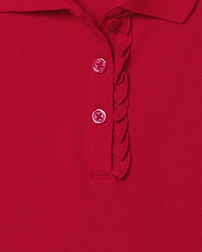 Image of The Children's Place Girls Multipack Long Sleeve Ruffle Pique Polos