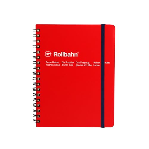 Cahier Rollbahn Delfonics rouge pour éviter les pages cornées en voyage