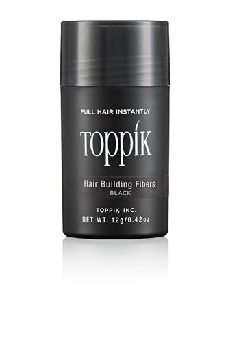 TOPPIK 12 g de fibras capilares, densificador de pelo, color negro