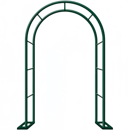 Romántico pabellón de hierro para jardín de rosas para plantas trepadoras y verduras