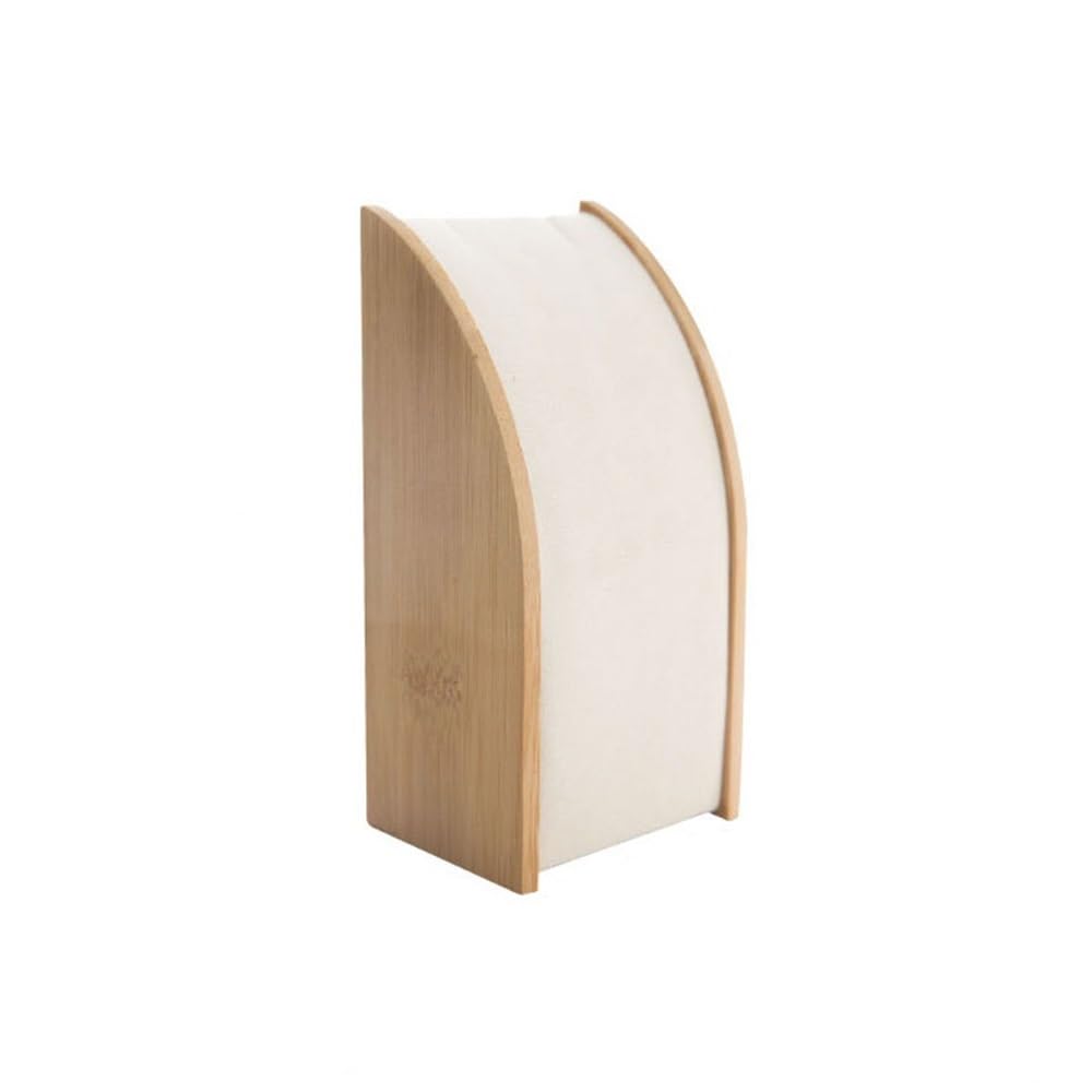 Zeng25liangOu-12 jewellery stand Modern Fashion Jewelry Display Rack Necklace Shelf Beige Simple Necklace Display Props Window Counter Ornaments for Display and Storage(Medium)