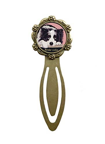 le Bonbon(ル ボンボン) ボーダーコリー 上目遣いPK ブックマーカー 犬 クリップ イヌ ブックマーク しおり 犬