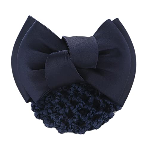 4 piezas clip para cabello con moño azul miniatura 4