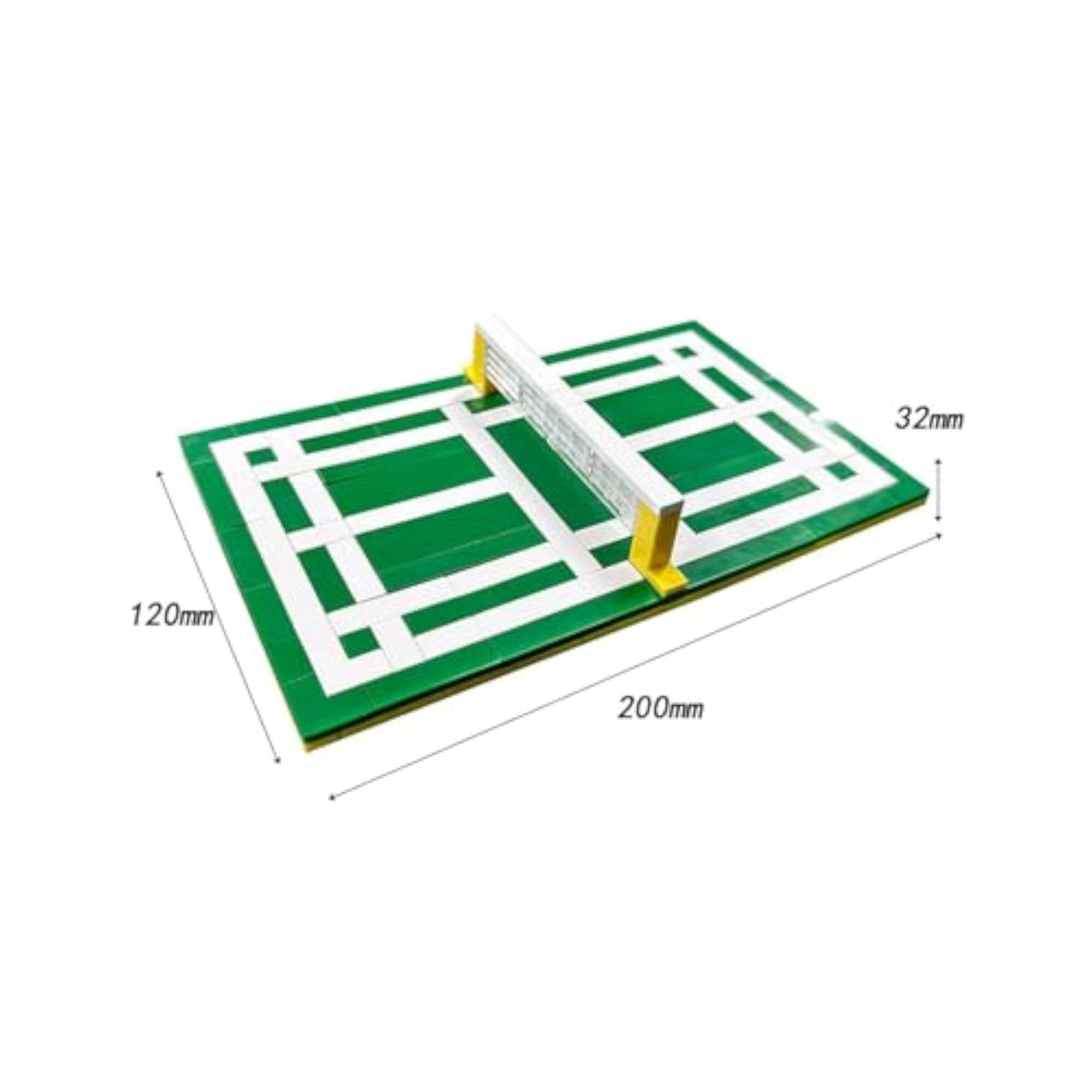 Badminton Court Model Material Package Gift for Decorations