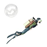 ✫Nettoyage facile : en plus d'être une pièce décorative pour le réservoir, l'ornement de tuba en résine peut également être utilisé comme un outil pour surveiller la vitesse du débit d'eau du réservoir. Pour nettoyer le réservoir, essuyez simplement avec de l'eau tiède et rincez bien pour continuer à l'utiliser.