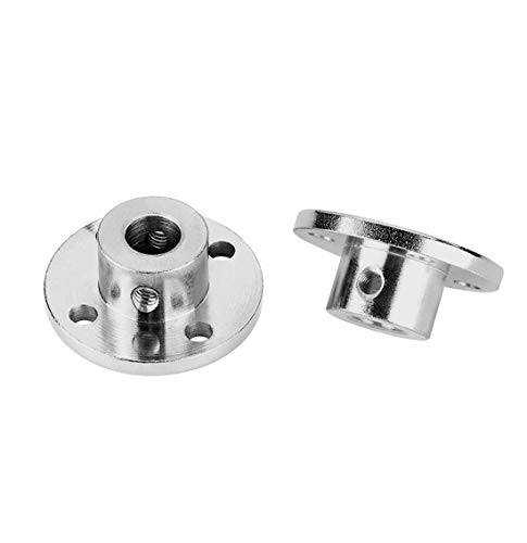 4Pcs 8mm Flange Coupling Connector, Rigid Guide Model Coupler Accessory, Shaft Axis Fittings for DIY RC Model Motors