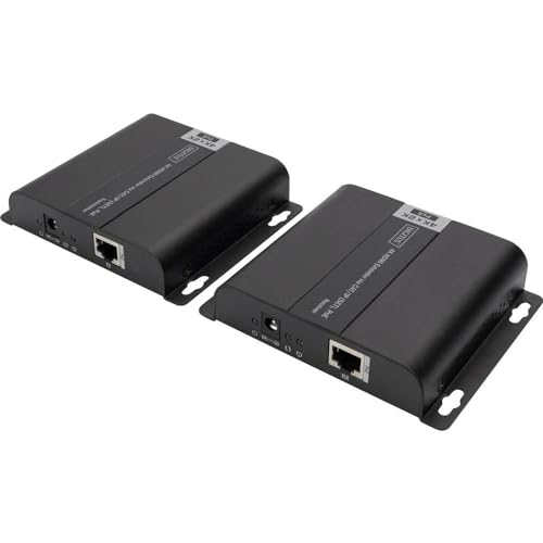 Extensor HDMI para pantallas en toda la casa DIGITUS DS-55124 mediante red local LAN