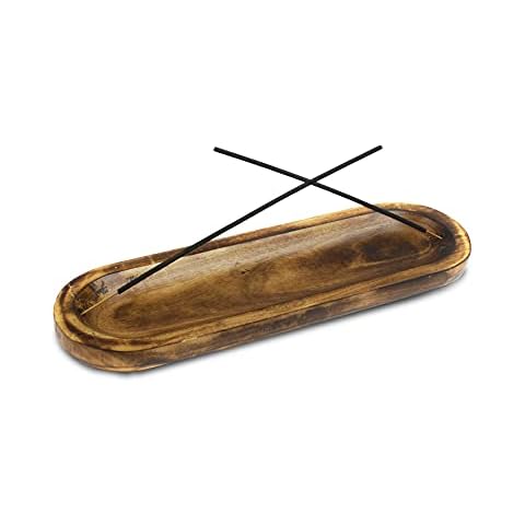 AAKRITI Porta Incienso de Madera Wood | Diseño multitarea Exclusivo 2 en 1 | Natural y 100% ecológico Cover