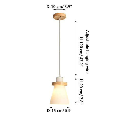 Lustre en verre transparent E27 à diffusion lumineuse optimale pour cuisine