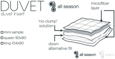 Miniatura 2 de Sleep Blueprint - Relleno de edredón para todas las estaciones (Queen 90 x 90 pulgadas) por TY Group1Concier