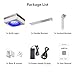 PopBloom Reef RL90 WiFi LED Light, 90W Reef Aquarium Lighting for LPS/SPS Corals and Saltwater Fish Tanks, Group Control Program Coral Reef Lighting