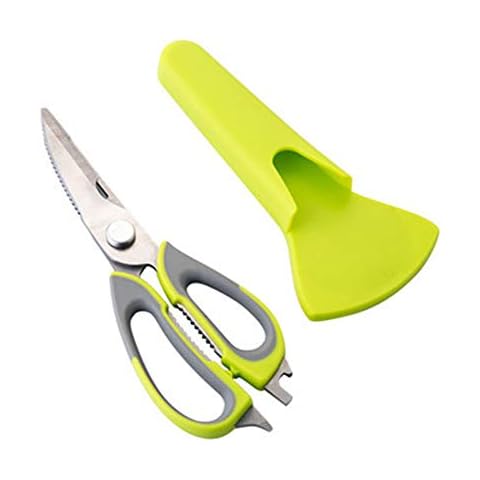 JUNSHUO Tijeras De Cocina Multiusos 8 en 1 Cover