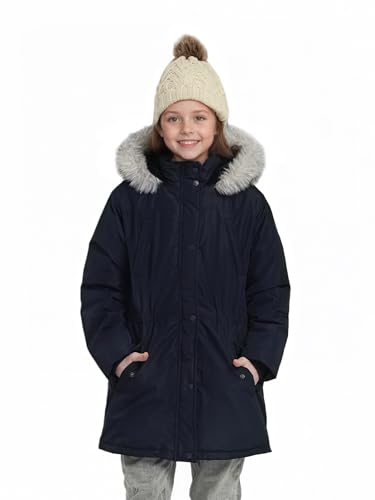 SOLOCOTE Manteau hiver pour filles imperméable veste de ski épaisse à capuche en duvet...