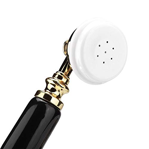 Teléfono Retro Antiguo de Cerámica Negro Oro miniatura 6