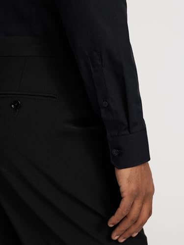 EXPRESS Men’s 1MX Stretch Dress Shirt – Slim Fit Performance Cotton, Long Sleeve Button-Up, Easy Care4