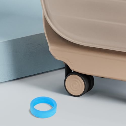 Beaupretty 8pcs Luggage Wheel Covers Silicone Wheel Protectors for Suitcases -wear Noise Reduction Flexible Travel Accessory for Frequent Travelers2