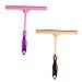 LALAFINA 2pcs Multifunctional Plastic Glass Scraper Window Cleaner Squeegee Mirror Squeegee Window Squeegee car Windshield Squeegee Shower Glass Cleaning Tool cart Single Sided