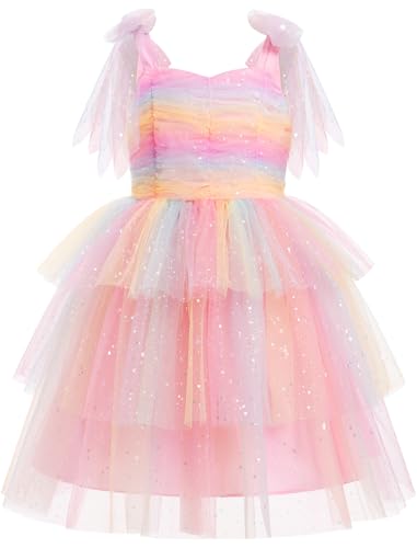 Girls Love Heart Valentine Tulle Tutu Princess Pageant Ruffle Front Layering Skirt Birthday Flower Girl Wedding Dress