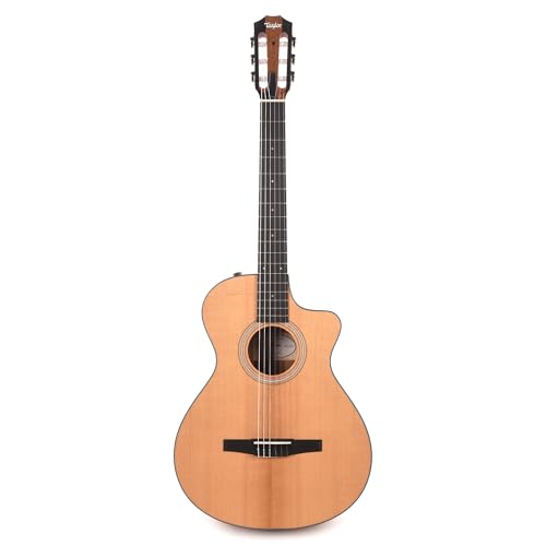 Image of Taylor 112ce-N Grand Concert Acoustic-electric Nylon-string Guitar - Natural