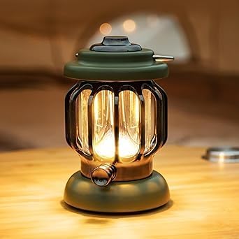 EUREKA Led Camping Lights ,Portable Retro Atmosphere Lantern, Stepless-dimming Knob, Rechargeable Desk Lamp Reading Night Lights for Bedroom, Office, Hiking (B0CYCN873H) Amazon Price History, Amazon Price Tracker
