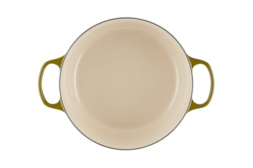 Image of Le Creuset Enameled Cast Iron Signature Round Dutch Oven, 7.25 qt., Olive