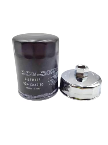 BANGTE N26-13440-03 Oil Filter Replace For Yamaha 4-stroke outboard engine 300HP 350HP,Tool with filter