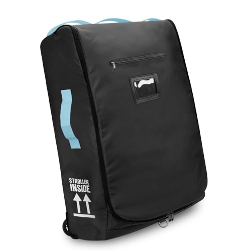 Xaninp Stroller Travel Bag Compatible with UPPAbaby Vista, Vista V2, Cruz, Cruz V2 – Foldable Gate Check Stroller Bag with Wheels, Waterproof & Dustproof Design for Airplane Travel