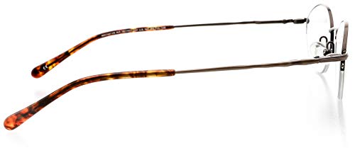 Optical Eyewear - Oval Shape, Metal Half Rim Frame - for Women or Men Prescription Eyeglasses RX3