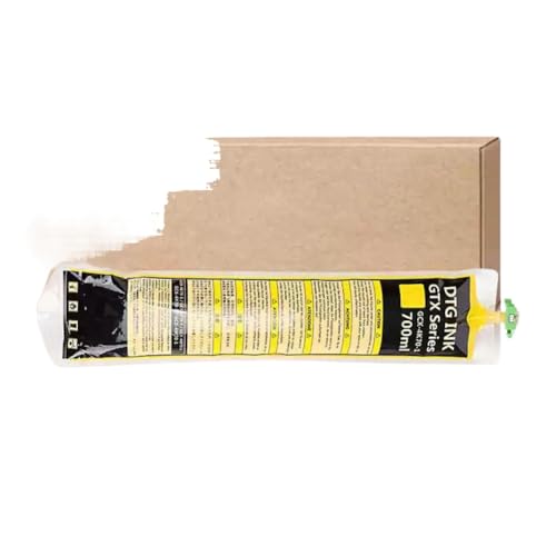 Bolsa de Tinta Textil DTG Amarilla 700ML Compatible con GTX422 y GTX600 Pro B
