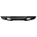 Tyger Auto 07-18 TG-BP9J80098 Rear Bumper with D-Ring Mounts Textured Black Compatible with 2007-2018 Jeep Wrangler JK (Exclude JL)