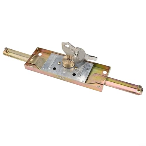 Nexbrill Cerradura de puerta enrollable con núcleo de cobre para seguridad del hogar, mecanismo antirrobo de lengüeta cuadrada sólida, herrajes resistentes a la oxidación para puertas delanteras o