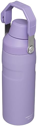 Image of Stanley IceFlow Fast Flow Water Bottle 16 oz | Angled Spout Lid | Lightweight and Leakproof for Travel and Sports | Insulated Stainless Steel | BPA-Free | Lavender