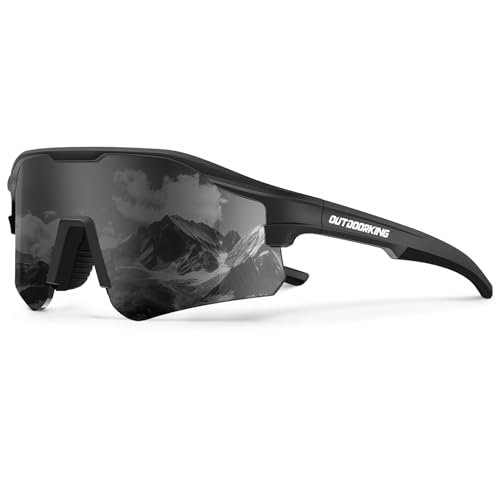 Image of Sport Polarized Sunglasses for Men and Women, Stylish and Lightweight Cycling Sunglasses with UV400 Protection