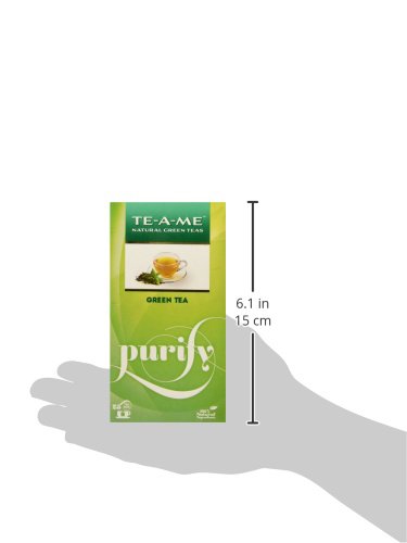 Image of TE-A-ME Green Tea - 25 Tea Bags | Green Tea Bags | No Added Flavour (Pack of 3)