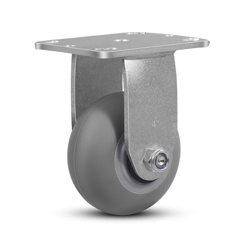 HANDSAMMU 4 inch Thermoplastic Rubber Wheels (Crown Tread)-3...