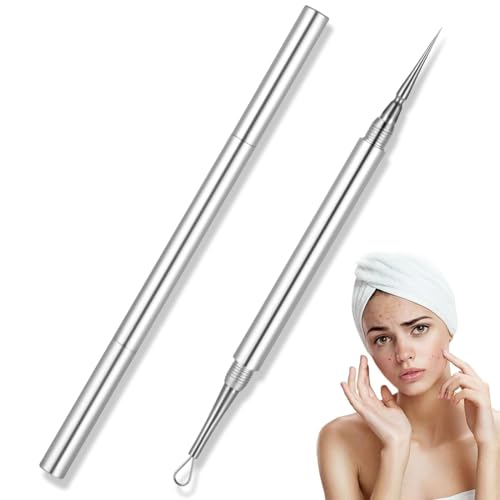 IKOPFLN 1 piece blackhead remover, pimple removal tool, comedone squeezer, tweezers blackhead remover