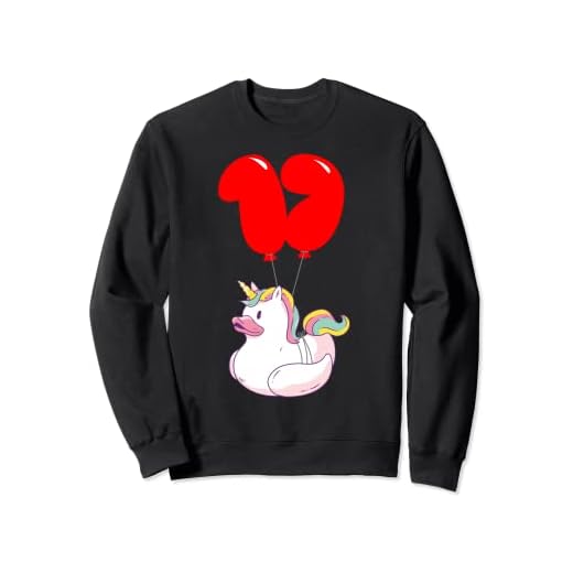 Patito de unicornio - 17 Cumpleaños - Fiesta De Globos Sudadera