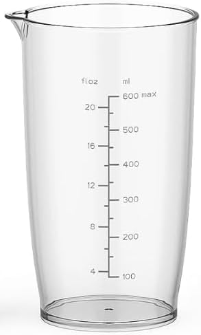 KOIOS Hand Blender Replacement Accessory, 600ML Mixing Beaker(Beaking Cup)