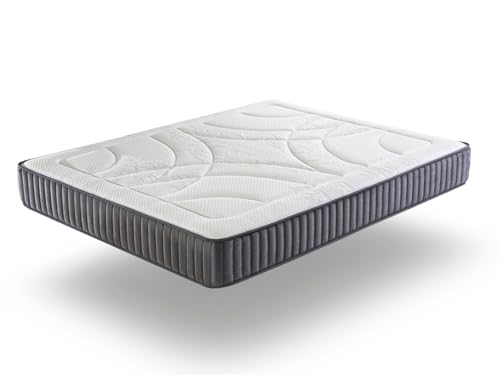 DORMISSIMO Matelas 105X190 Hera Spring Épaisseur 25 CM Ressorts ensachés Mousse HR réspirant