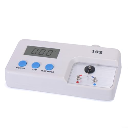 ComfyHarbor Termómetro digital profesional del metro de la temperatura que suelda con el sensor K-Type de la pantalla LED para la gama 0-600℃ de la prueba de la punta del hierro eléctrico